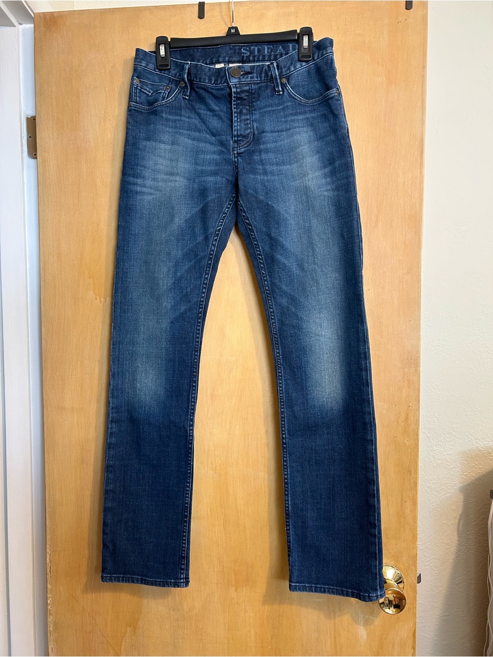 Burberry Brit Women’s Steadman Straight Leg Slim Jeans 29W 32L  5 Pocket NWOT